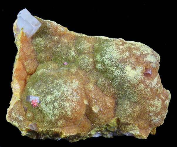 Orpiment With Barite Crystals - Peru #63797